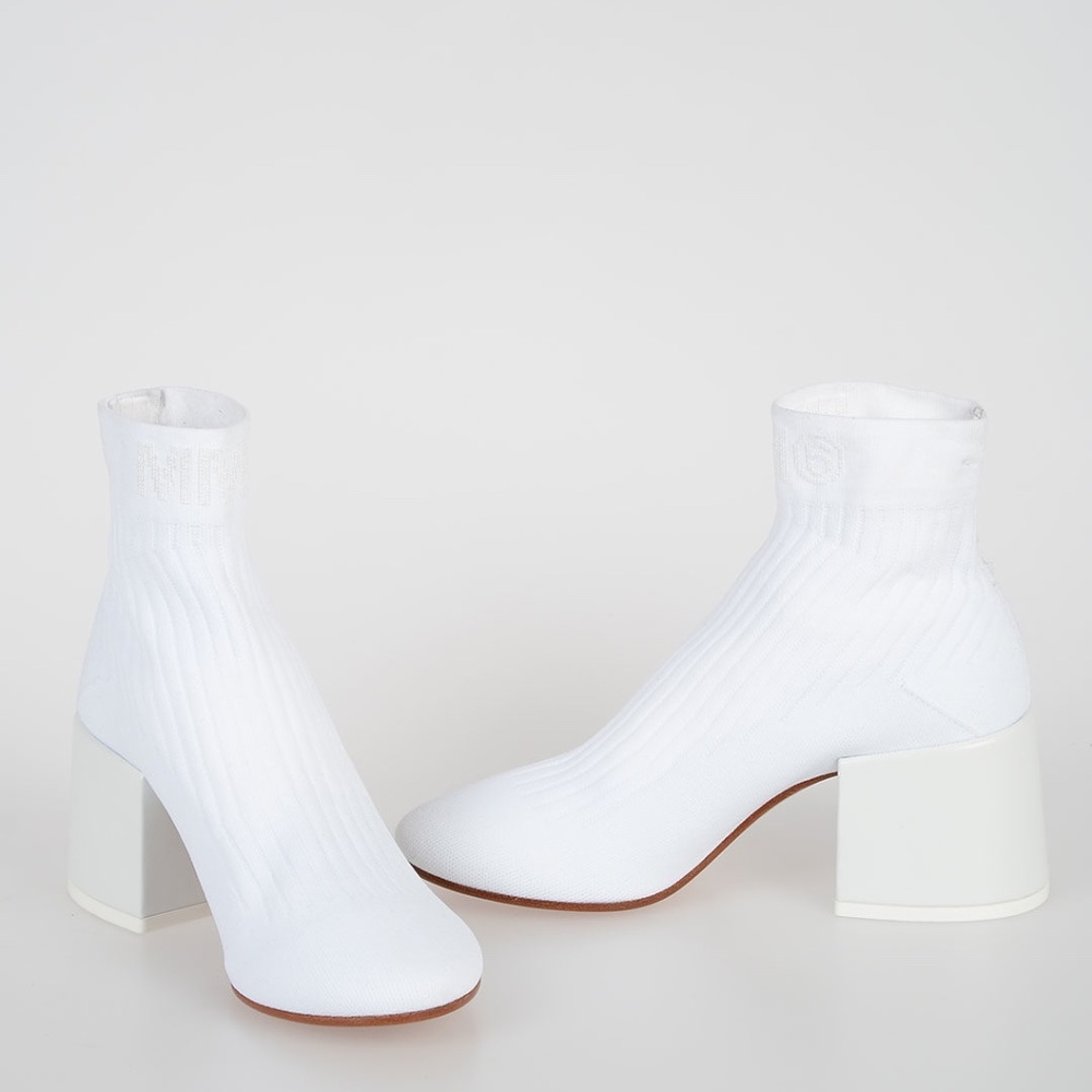 MM6 Maison Martin Margiela Sock Boots white